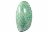 Free-Standing Chatoyant Polished Amazonite - Madagascar #349365-1